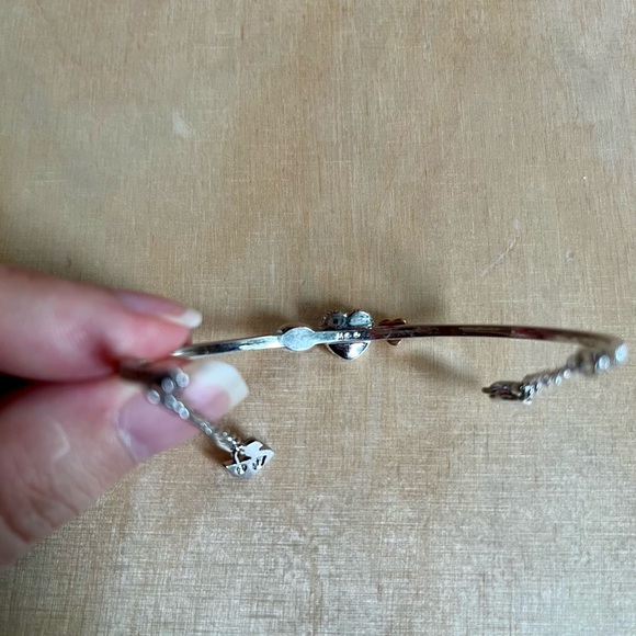 Swarovski Duo Heart Bangle - Picture 4 of 6